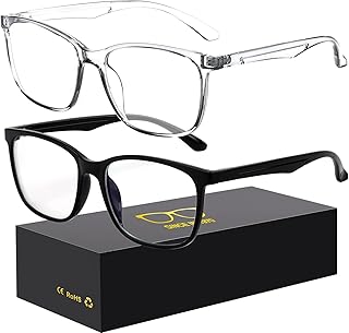 Oilway Blue-Light Blocking Glasses Computer Reading/Gaming/TV/Phones Glasses Fashion Anti Eyestrain Glasses for Women Men