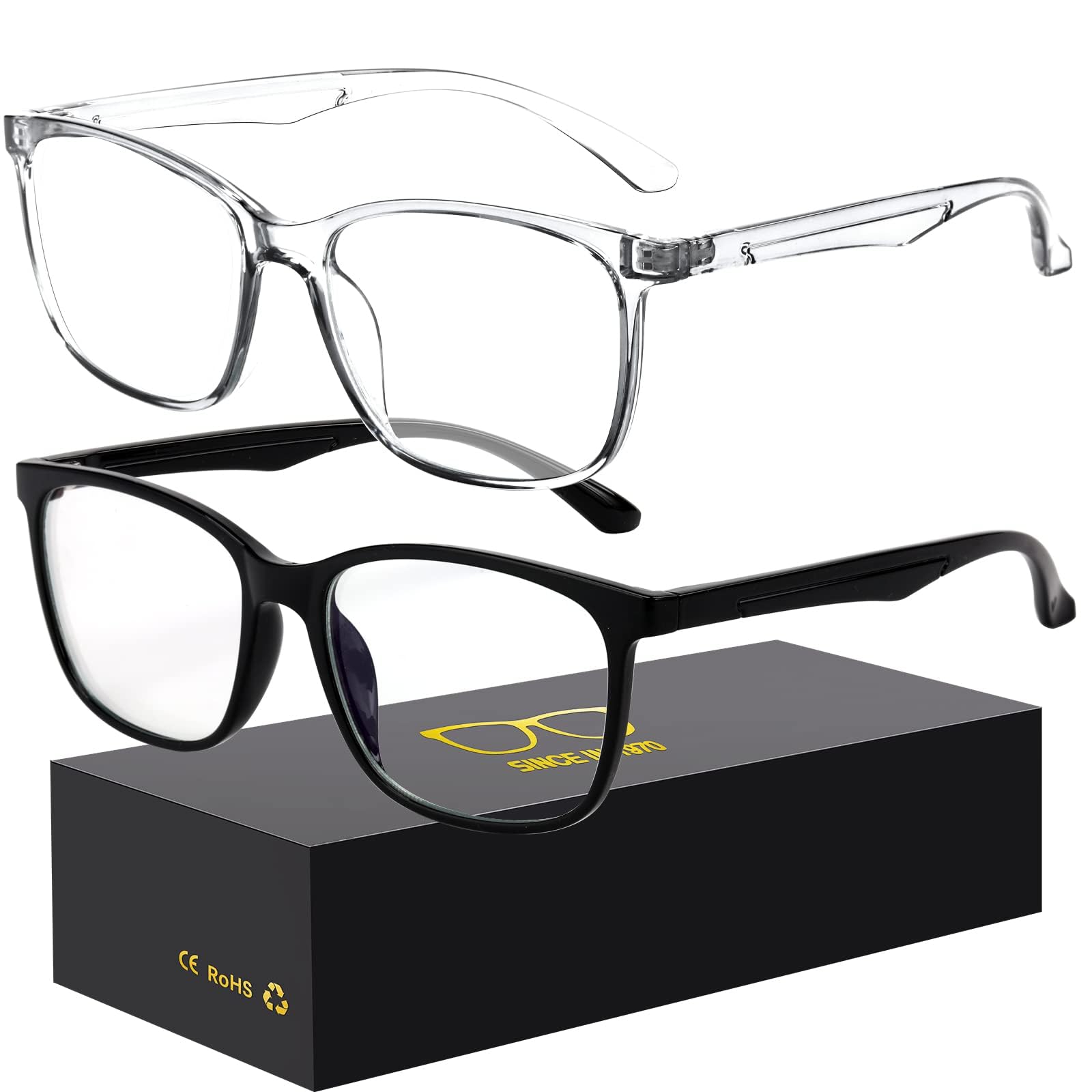Oilway Blue-Light Blocking Glasses Computer Reading/Gaming/TV/Phones Glasses Fas