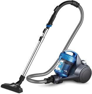 Eureka Whirlwind Bagless Canister Cleaner NEN110A Lightweight Corded Vacuum for Carpets and Hard Floors, Blue
