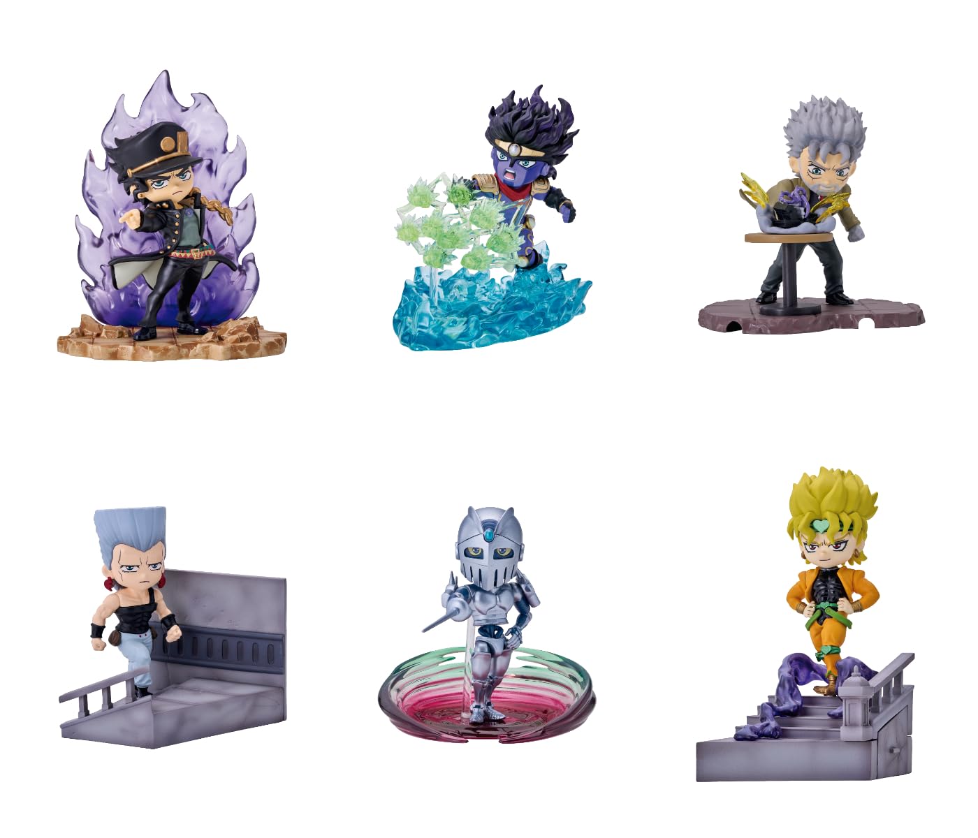 Rement Jojo's Bizarre Adventure Stardust Crusaders STAND on DESK - 1 Box H 4.5 x