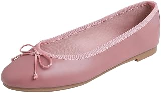 Feversole Women's Fashion Round Toe Ballet Flat Ballet Flats for Women