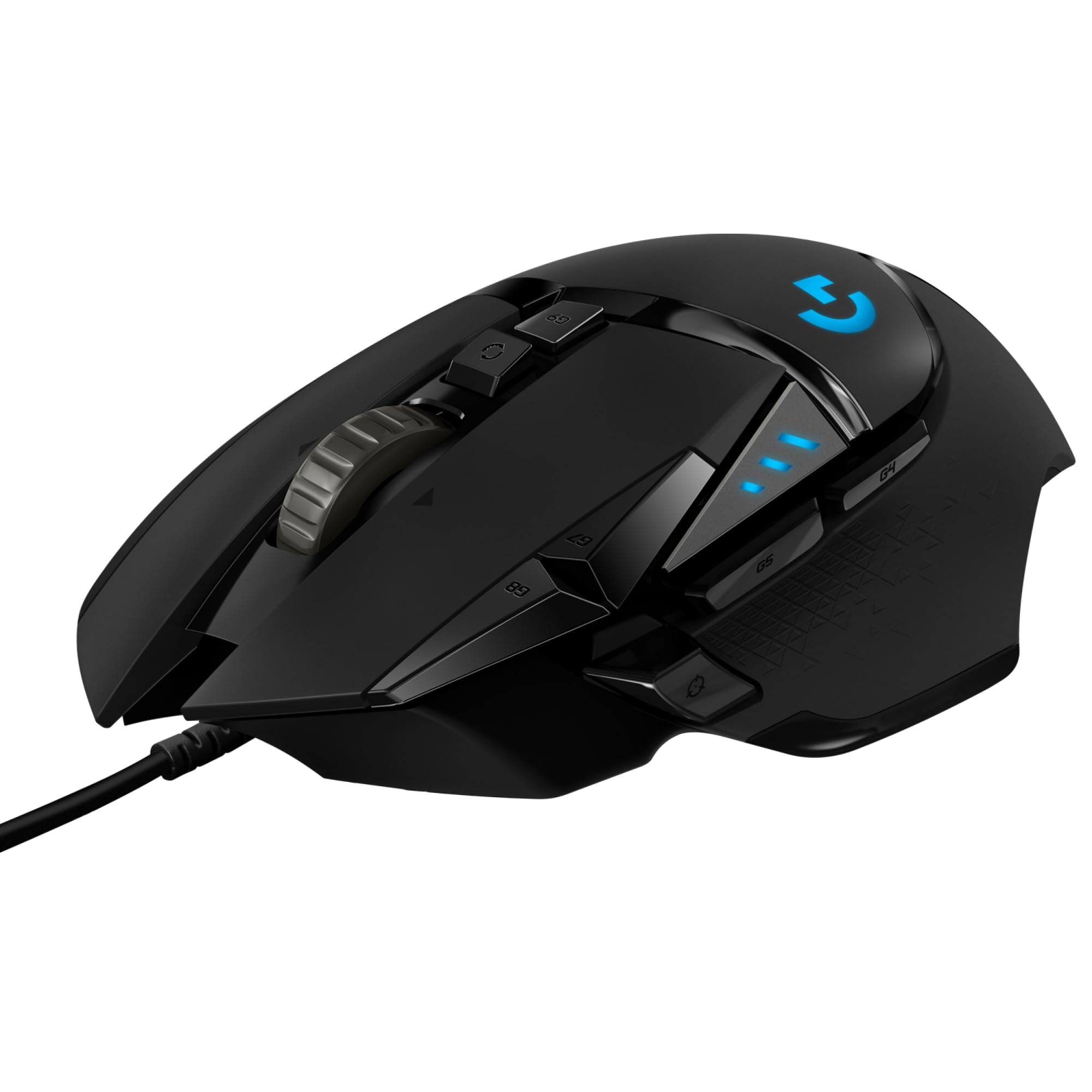 Logitech G502 HERO gaming mouse (with HERO sensor, RGB, 16,000 DPI, 11 programma
