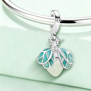 1 x Fashion Sterling Silver Lighting Series Beads Charm for DIY Matching Jewelry and Daily Outfits Decoration Gift for Women