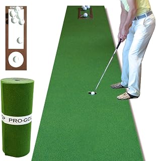 Putter Mat Workshop Super Bent Japanese Made (45cm×5m) with Distance Master Cup Indoor Soundproof Golf Practice Mat SUPER-BENT