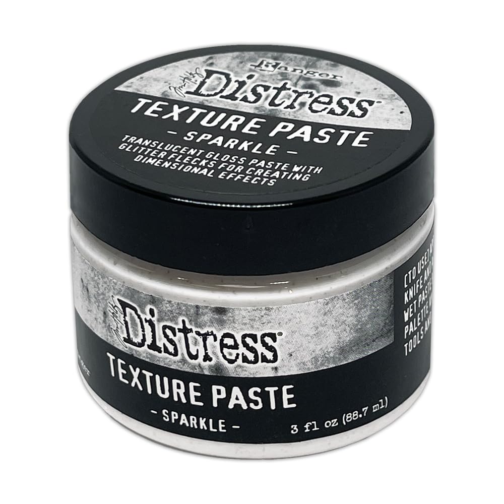 Tim Holtz Distress Texture Paste 3oz-Sparkle