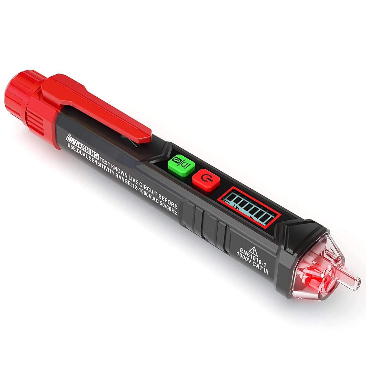 KAIWEETS HT100 Voltage Tester, Dual-Range 12V-1000V/48V 1000V Non-Contact Electr