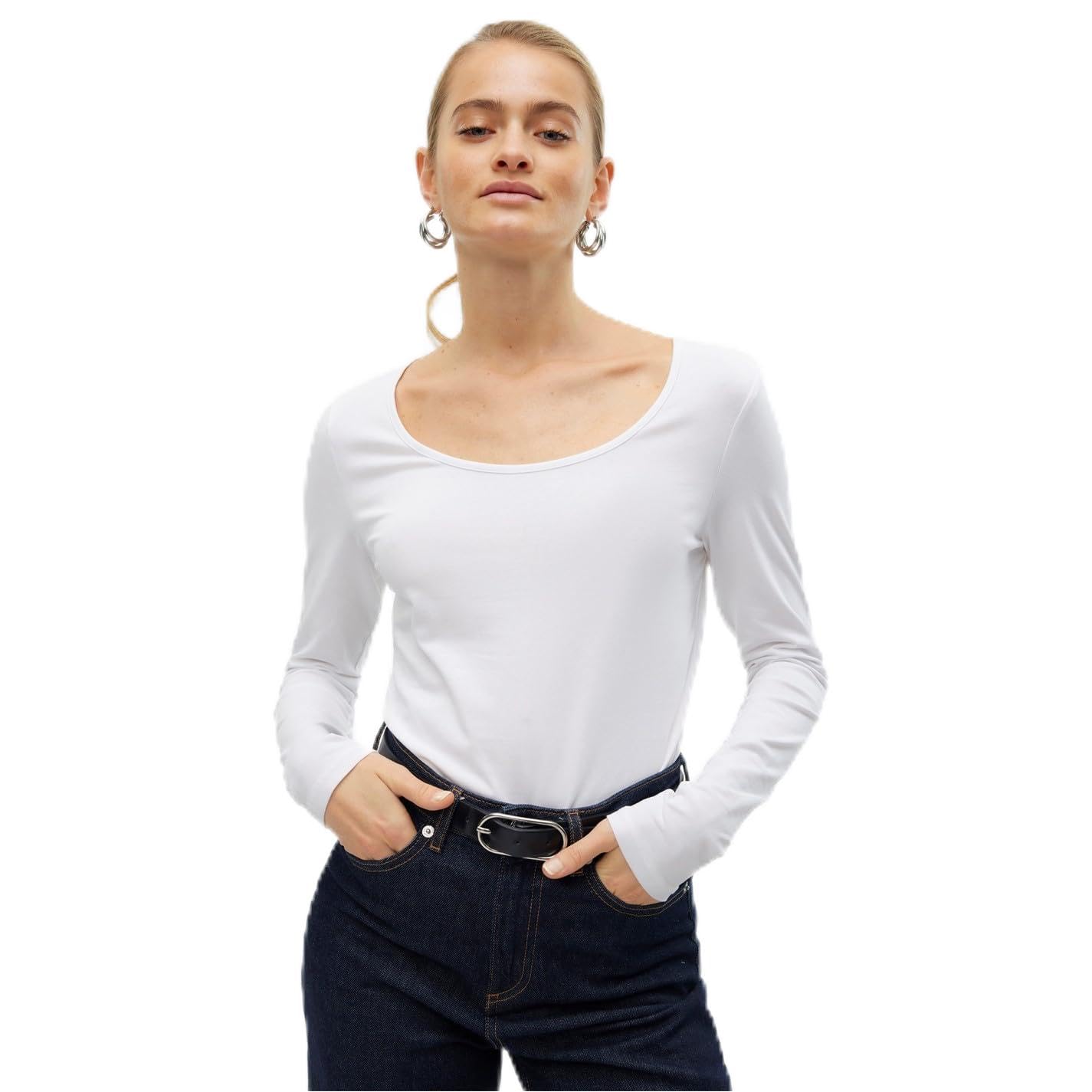 VERO MODA Vmmaxi My LS Soft Uneck Ga Noos Women's Long-Sleeved Shirt