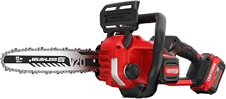 CRAFTSMAN V20 RP Cordless Chainsaw, Powerful and Lightweight, 12 Inch, 5Ah Battery and Charger Included (CMCCS630P1) (Renewed)