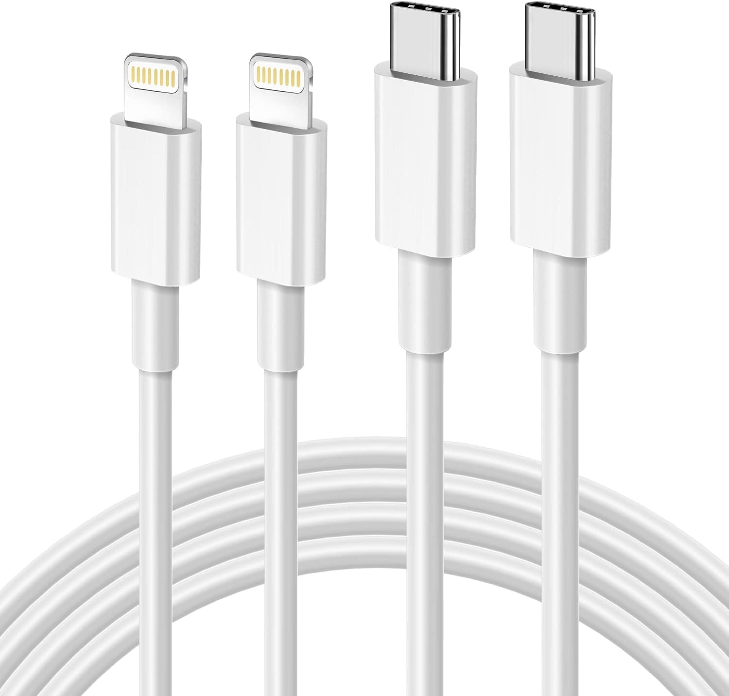 USB C to Lightning Cable 3FT 2Pack [Apple MFi Certified] Fast Charging | Power D