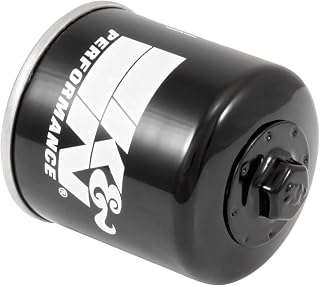 K&amp;N Motorcycle Oil Filter: High Performance Black Oil Filter with 17mm nut designed to be used with synthetic or conventional oils fits Honda, Kawasaki, Triumph, Yamaha Motorcycles KN-204