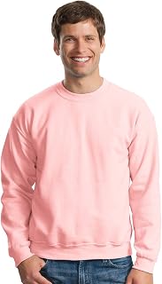 Gildan Men's Matte Sweatshirt, Light Pink Light Pink, L