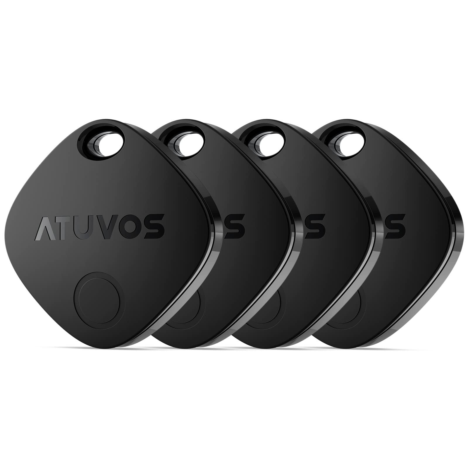 ATUVOS Air Tracker Tag 4 Pack, Smart Key Finder Luggage Tracker Compatible with 