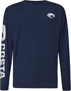 Costa Del Mar Mens Tech Crew Performance Long Sleeve Shirt