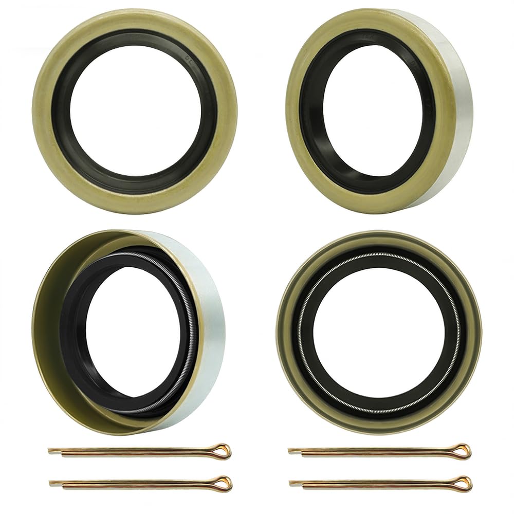 RV Murts 4 Double Lip Grease Seals ID 1.719" x OD 2.565" for 3500lb #84 Trailer 