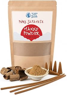 The World Makes Scents Japanese Makko Powder for Incense Making | Natural Binder for DIY Incense Crafting 3.5oz (100g)