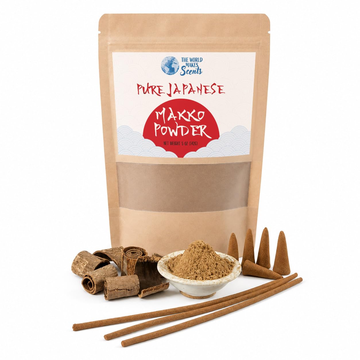 The World Makes Scents Japanese Makko Powder for Incense Making | Natural Binder