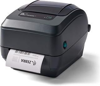 Zebra GK420t Thermal Transfer Label Printer (Renewed) | 4-inch print width, USB connectivity, Ethernet connectivity