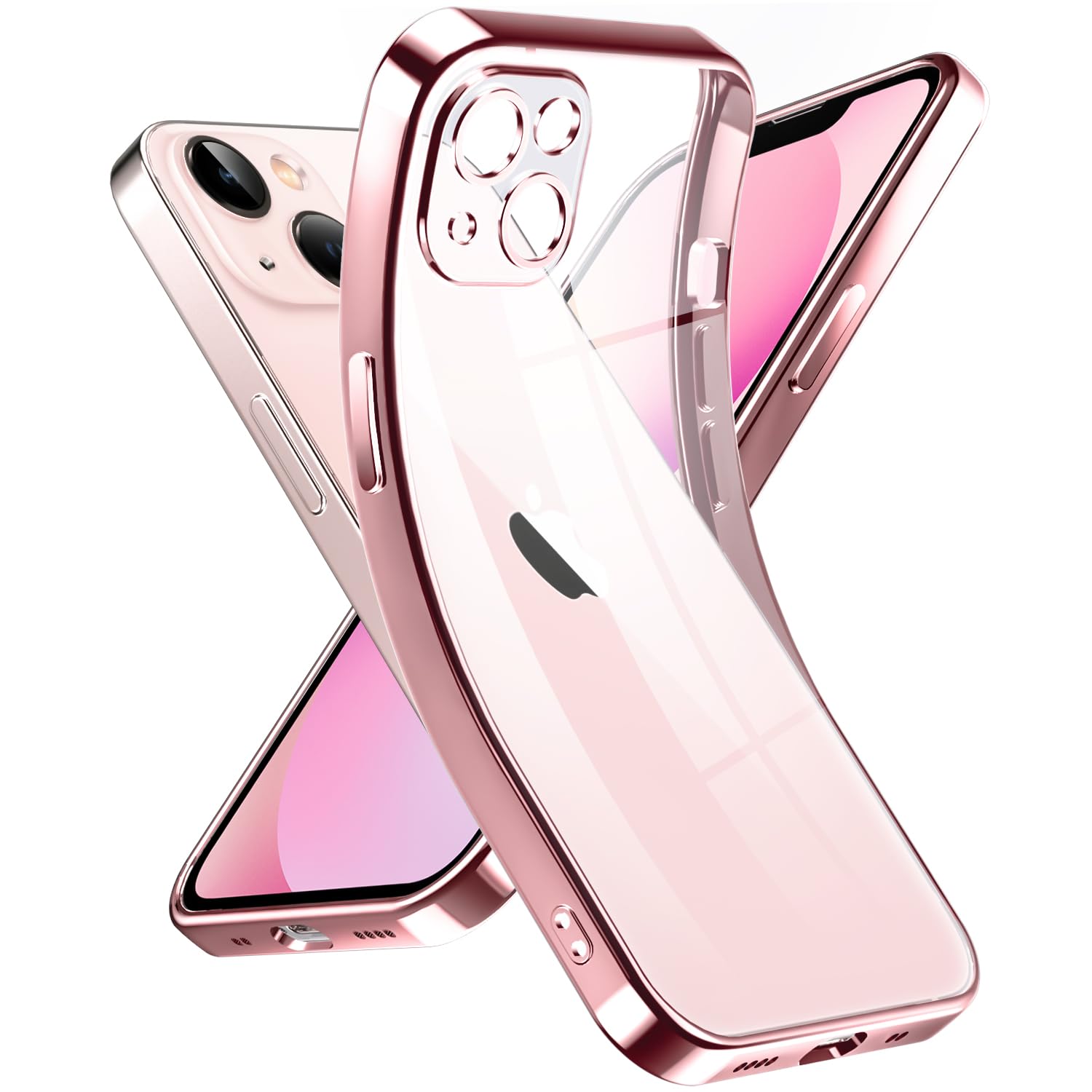 Supdeal Crystal Clear Case for iPhone 13 Mini, [Not Yellowing] [Camera Protectio