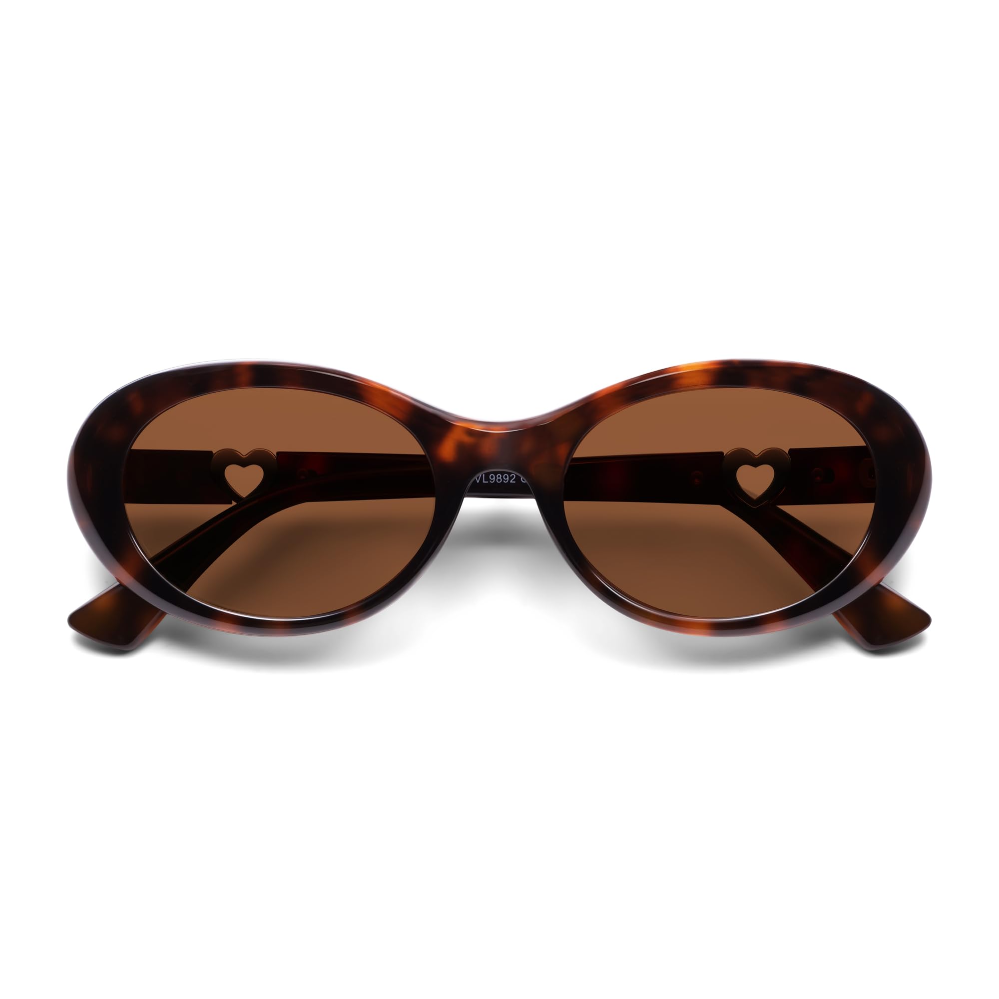 VANLINKER Trendy Polarized Oval Sunglasses for Women 2026 Retro Vintage Shades V
