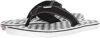 Vans Men's Slide On Sandals, La Costa - (Checkerboard) True White/Black