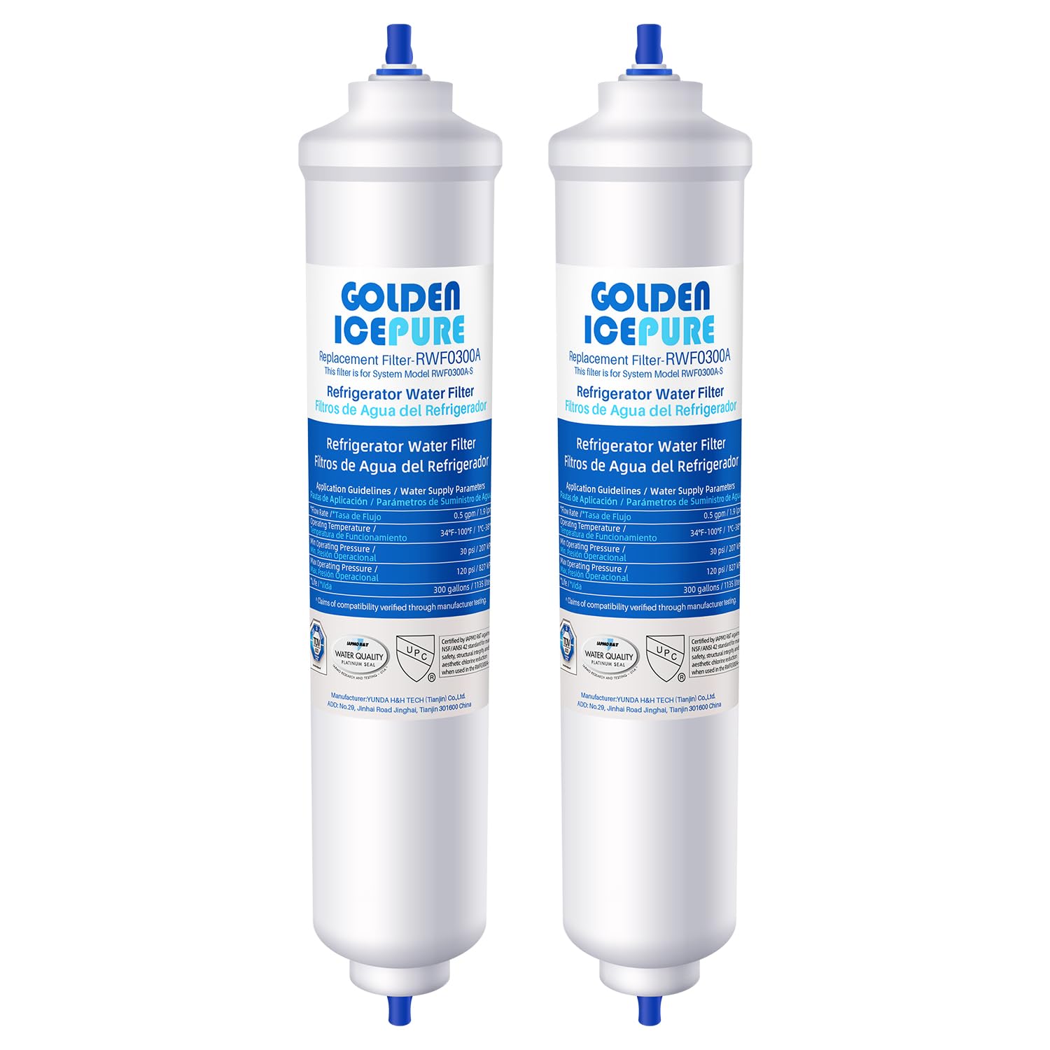 Water Filter Refrigerator Replacement for Samsung DA29-10105J, DA29-10105J HAFEX