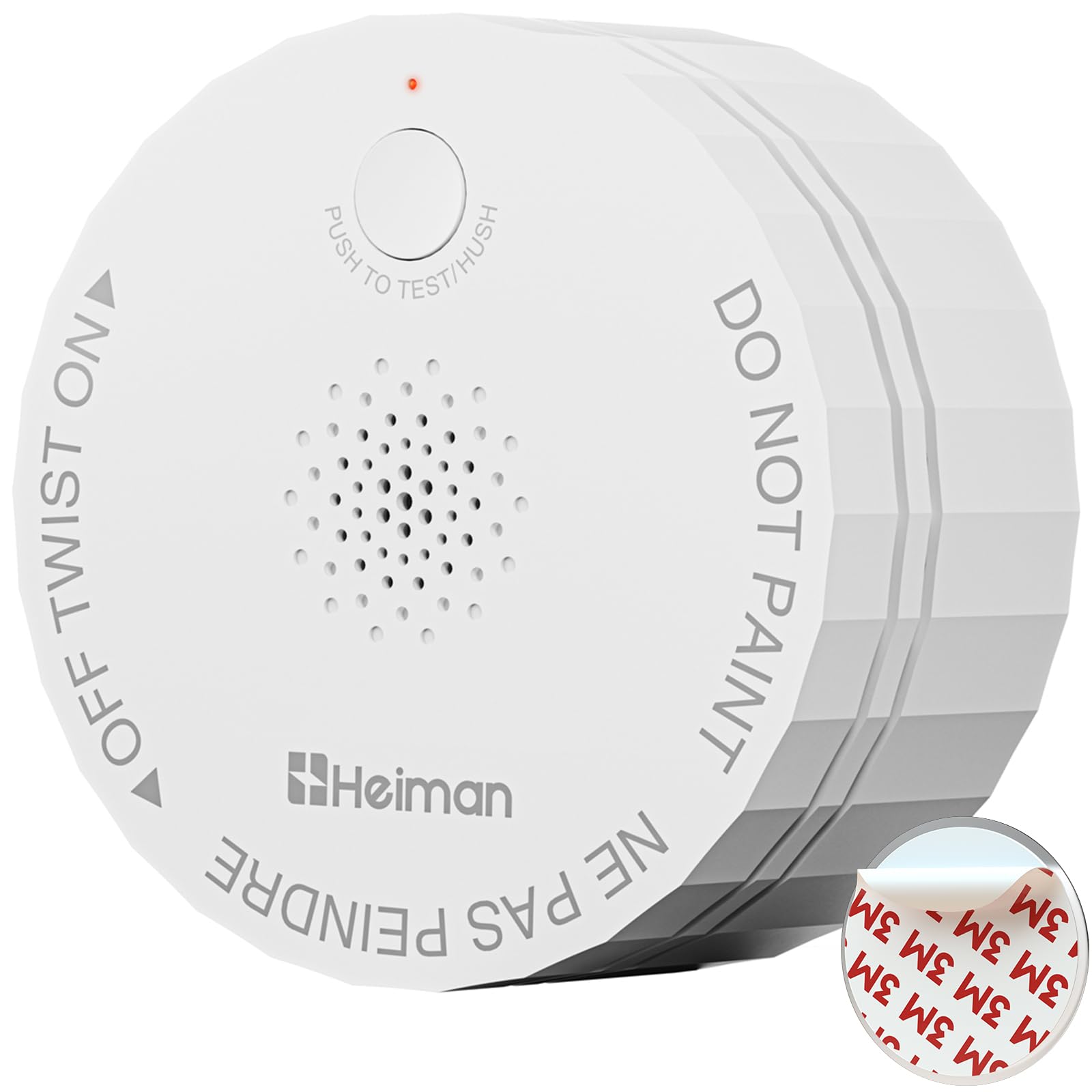 Heiman Smoke Detector, 10-Year Battery Powered Mini Smoke Alarm for Home | Photo