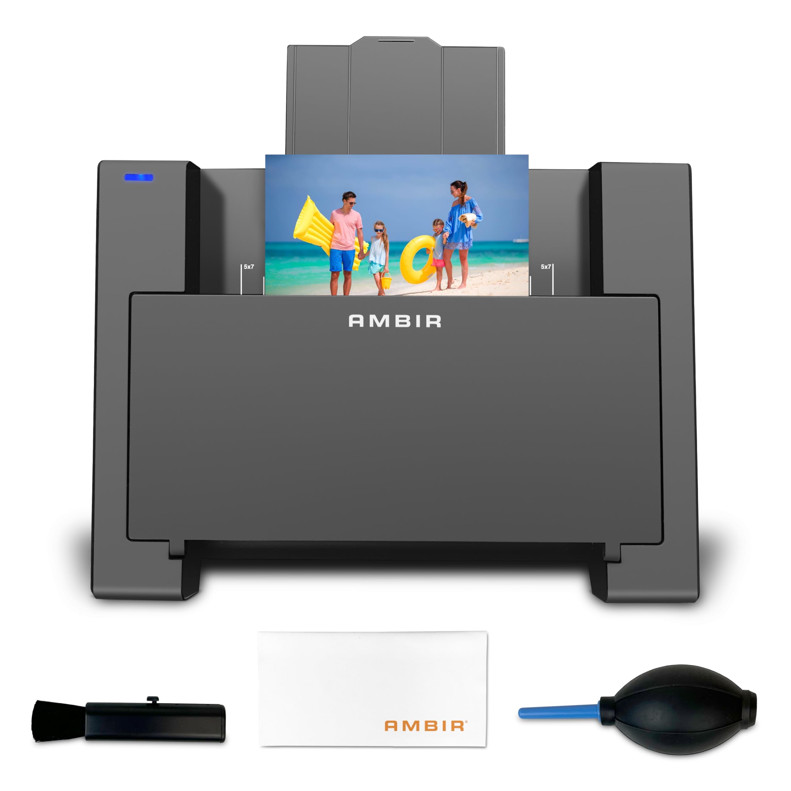 AMBIR Photo Scanner with Photo Cleaning Kit Bundle – Scan Photos in Seconds, Aut