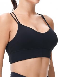 MotoRun Bralettes for Women, Strappy Sports Bra Push up Bralette Sexy Bras Rave Top