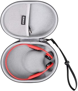 RLSOCO Case for SHOKZ OpenRun/OpenRun Pro 2 /OpenMove/OpenSwim/OpenRun Pro & for AfterShokz Aeropex/Trekz Air/Xtrainerz Bluetooth Wireless Bone Conduction Headphones (Case Only)
