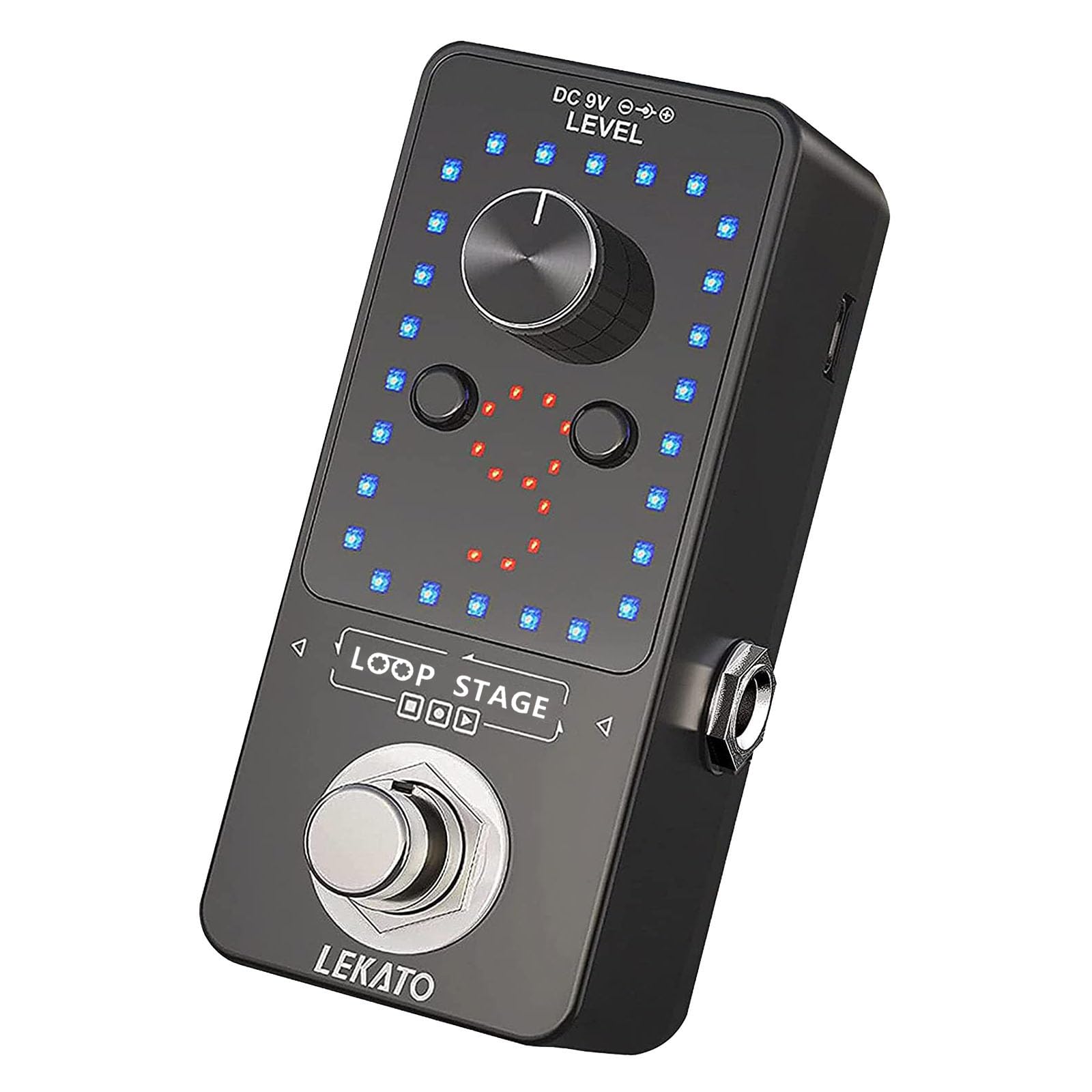 LEKATO Guitar Looper,Built-in Tuner,Bass Loop Effect Pedal(9 Loop Tracks,Max 40 