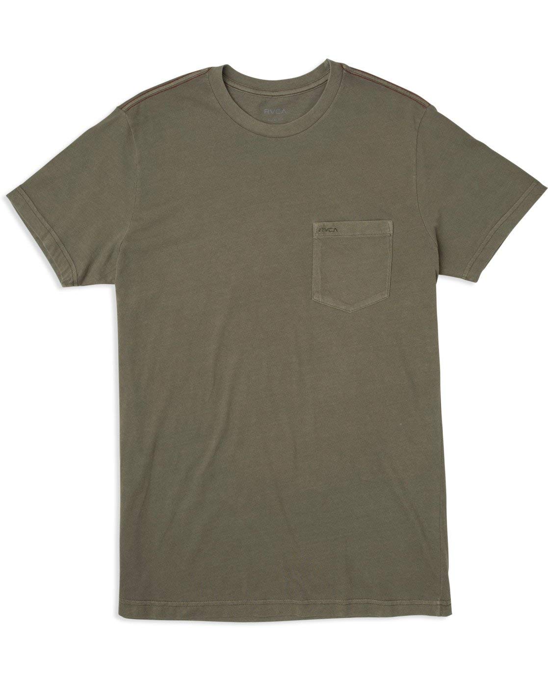 RVCA PTC 2 Pigment Short Sleeve Round Neck Pocket T-Shirt for Men