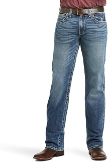 ARIAT M7 Rocker Stretch Coltrane - Straight Leg Stackable Denim Pant - Men's Jeans