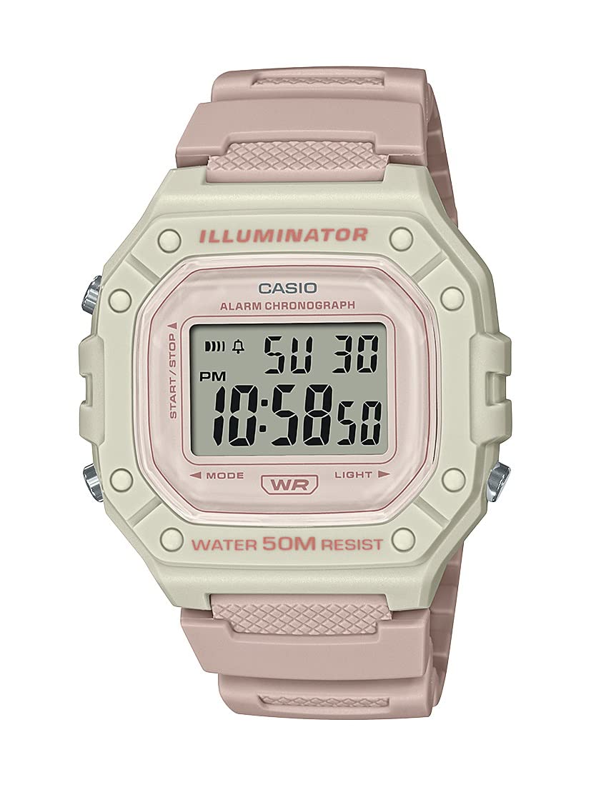 Casio W218H Series | Men’s Digital Watch | 50M WR | 1/100 Second Stopwatch | 100