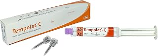 Dental Repair Kit for Emergency Applications Tooth Filling Repair For Implants, Veneers, Inlays, Onlays,Crown, Bridges Two Component Self Cure Automix Cartridge
