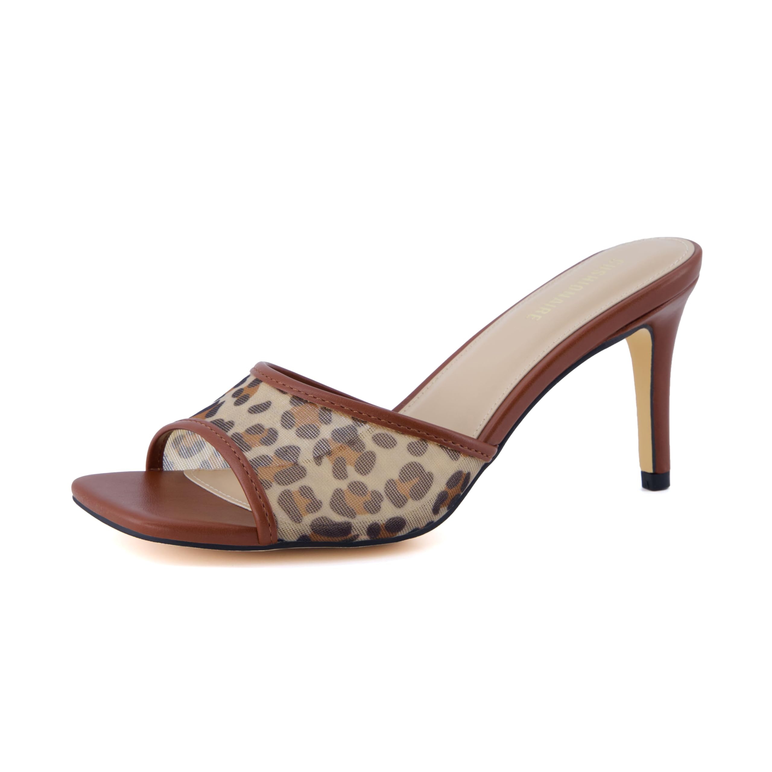 CUSHIONAIRE Evie Women's Kitten Heel Sandals Slip-on One Band Dress Sandals Memo