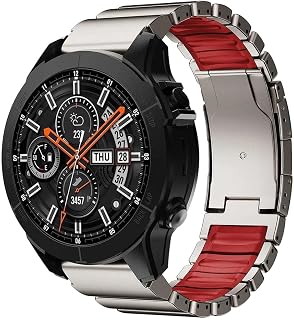 26mm 22mm Grade 2 Titanium Silicone Band for Fenix 9/8/7/7X/6X/Tactix 8 51mm/Enduro 3 51 mm, QuickFit Metal Strap for Venu 4 45mm/Fenix 9 pro,Lightweight,Skin-Friendly Anti-Slip, No Hair Pulll