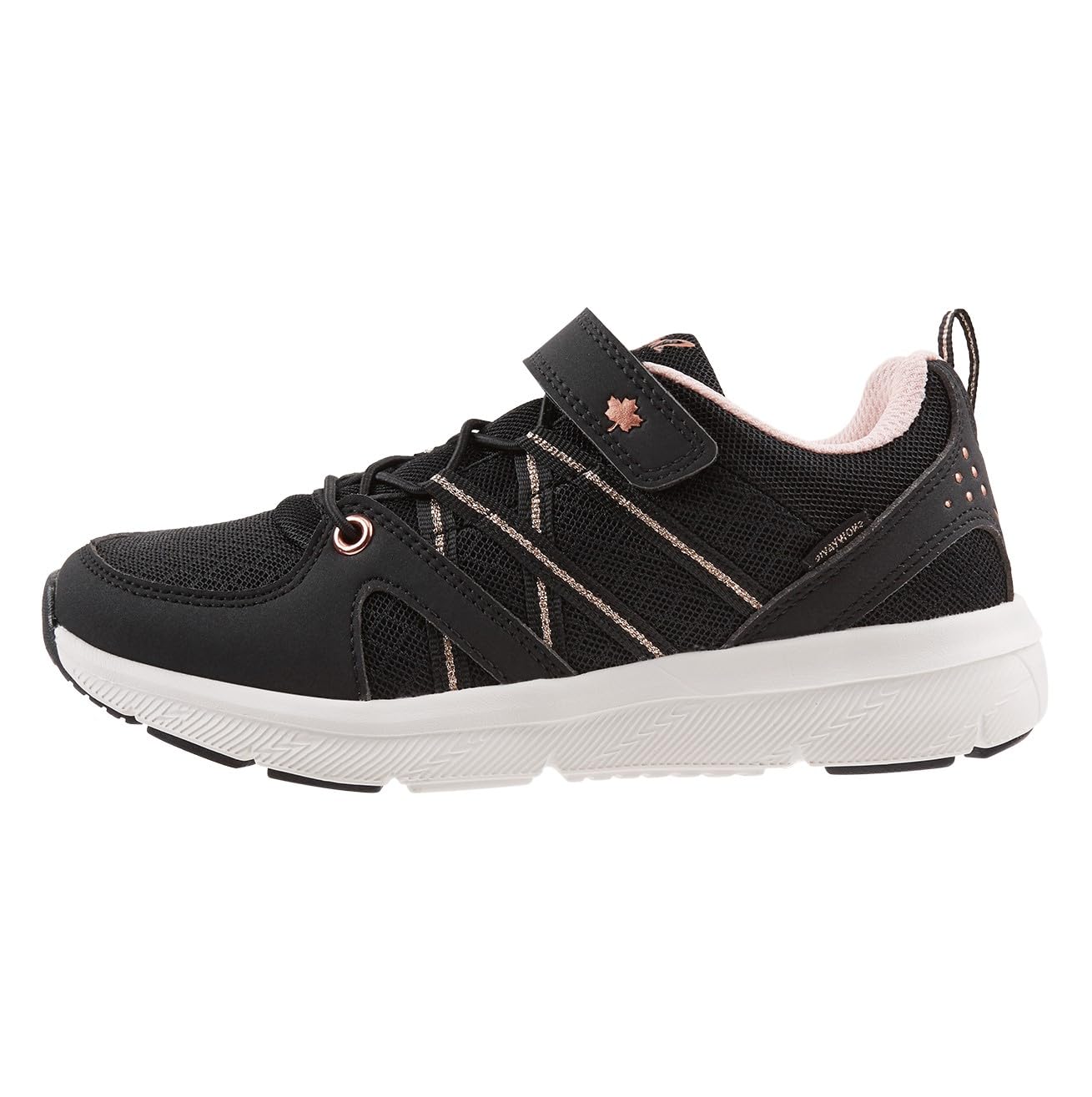 Evergreen Boys Girls Sneakers | Lightweight Breathable Mesh/Leather Athletic Run