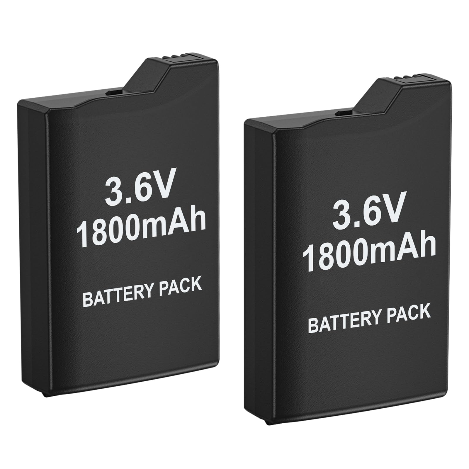 DGBOSEN 2PCS Battery for PSP, 3.6v 1800mAh Rechargeable Replacement Batteries Re
