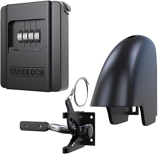 Gate Lock – Secure Keyless Fence Lock and Latch with 2-Way Access – Strong Durable System for Theft Prevention and Home Security, Easy Installation on Wood or Vinyl Gates/Fences (Regular – 1-Pack)