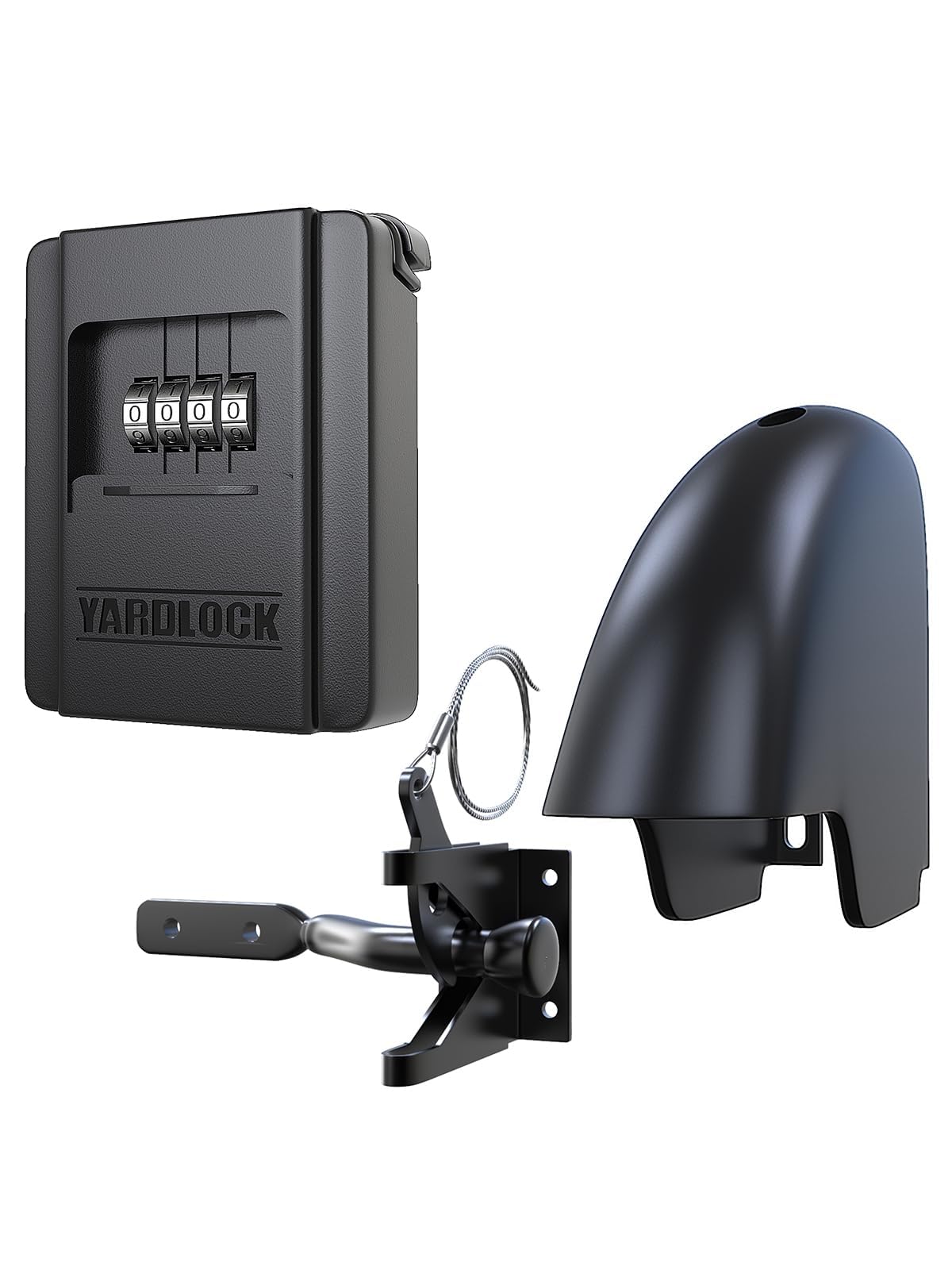 Gate Lock – Secure Keyless Fence Lock and Latch with 2-Way Access – Strong Durab