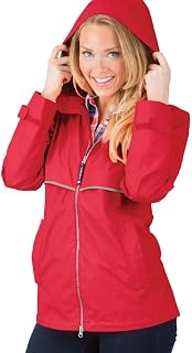 Charles River Apparel Women's New Englander Rain Jacket, Waterproof Windproof Shell with Heat-Sealed Seams
