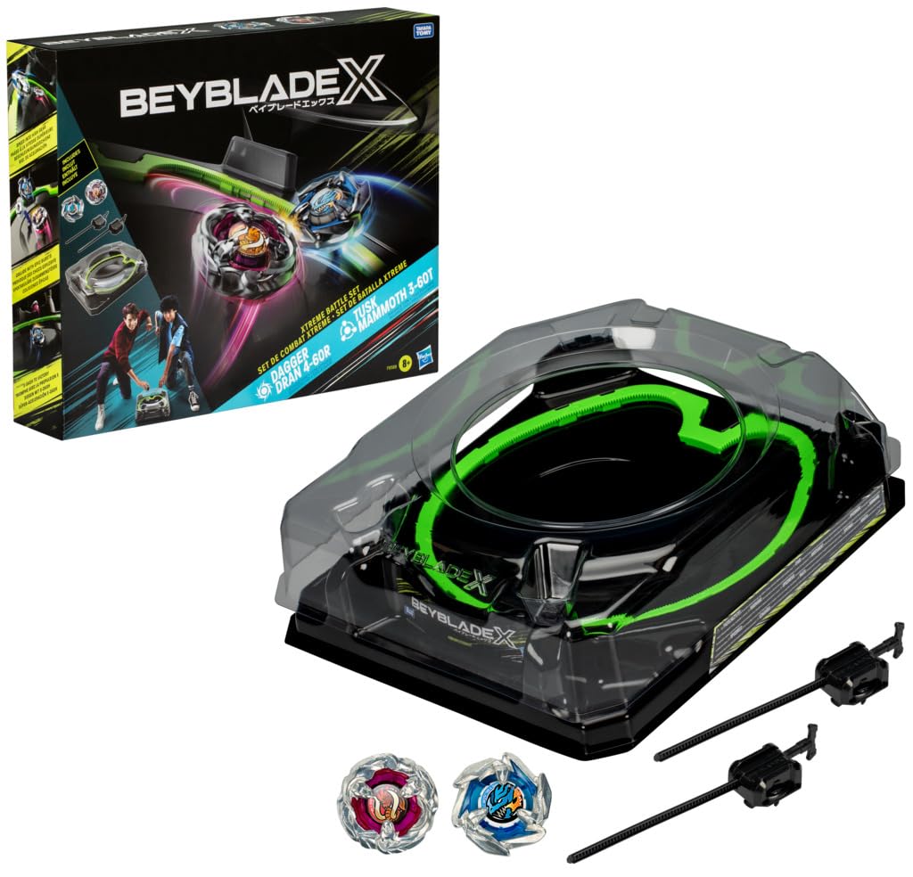 Beyblade X Xtreme Battle Set with Beystadium Arena Featuring X-Celerator Rail, 2