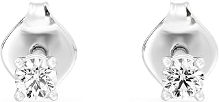 GILDED 0.1 To 1.5 Ct TW Lab Grown Diamond Stud Earrings For Women