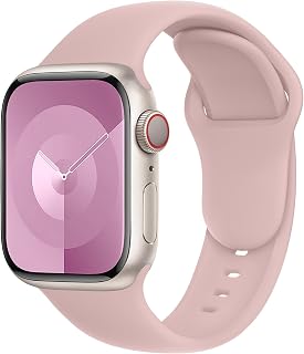 C1 for Apple Watch Strap Ultra 2 Se 10 40mm 44mm 46mm 42mm 45mm 41mm 38mm 49mm Series 10 9 8 7 6 5 4 3 Band Women Men Sport Silicone Millennial Pink