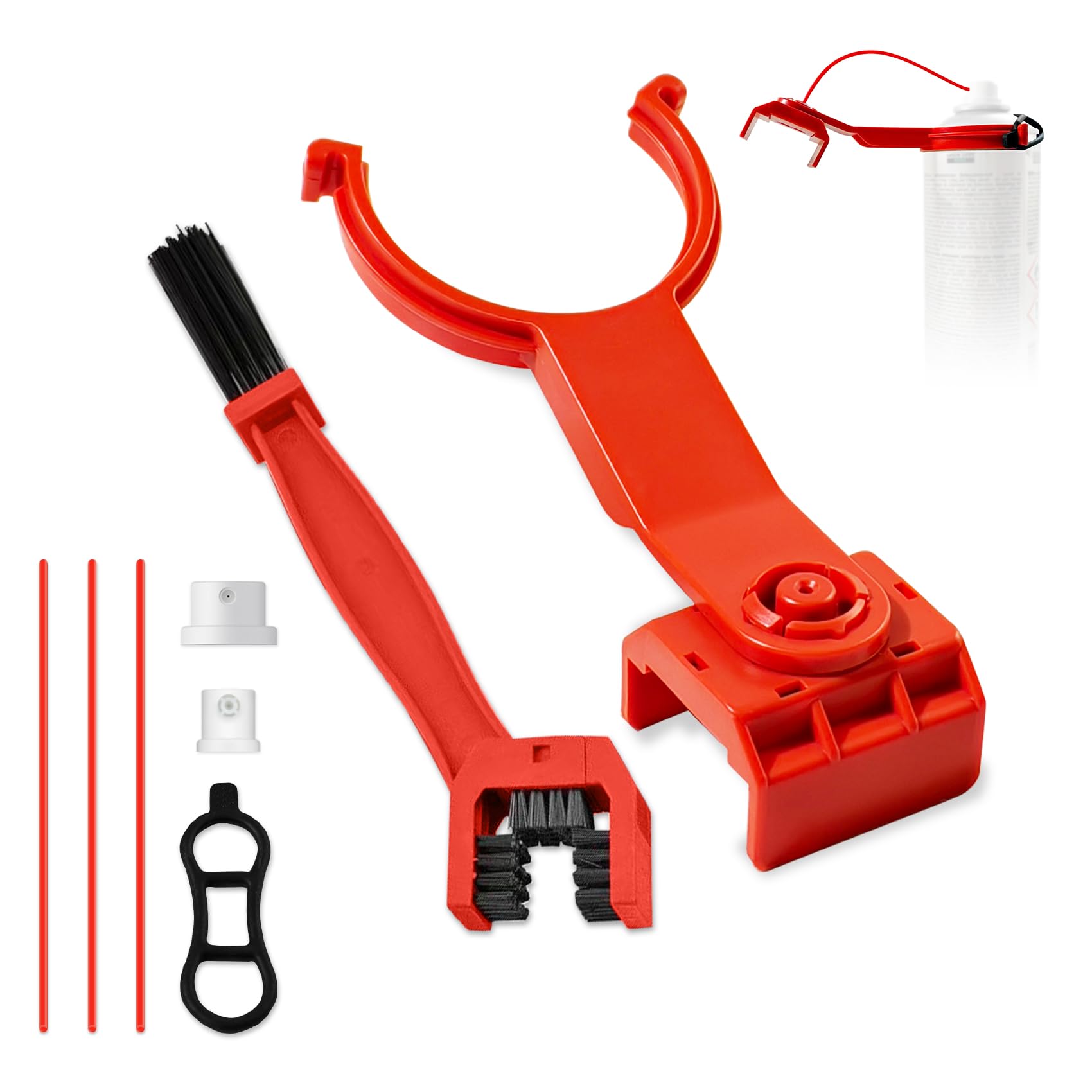 ArdorCraft Motorcycle Chain Lube Cleaning Kit, Chain Cleaner for Motorcycle, Bic