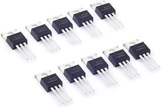 Cylewet 10Pcs RFP30N06LE 30A 60V 0.047Ohm Logic Level N-Channel Power Mosfet TO-220 ESD Rated for Arduino (Pack of 10) CLT1047
