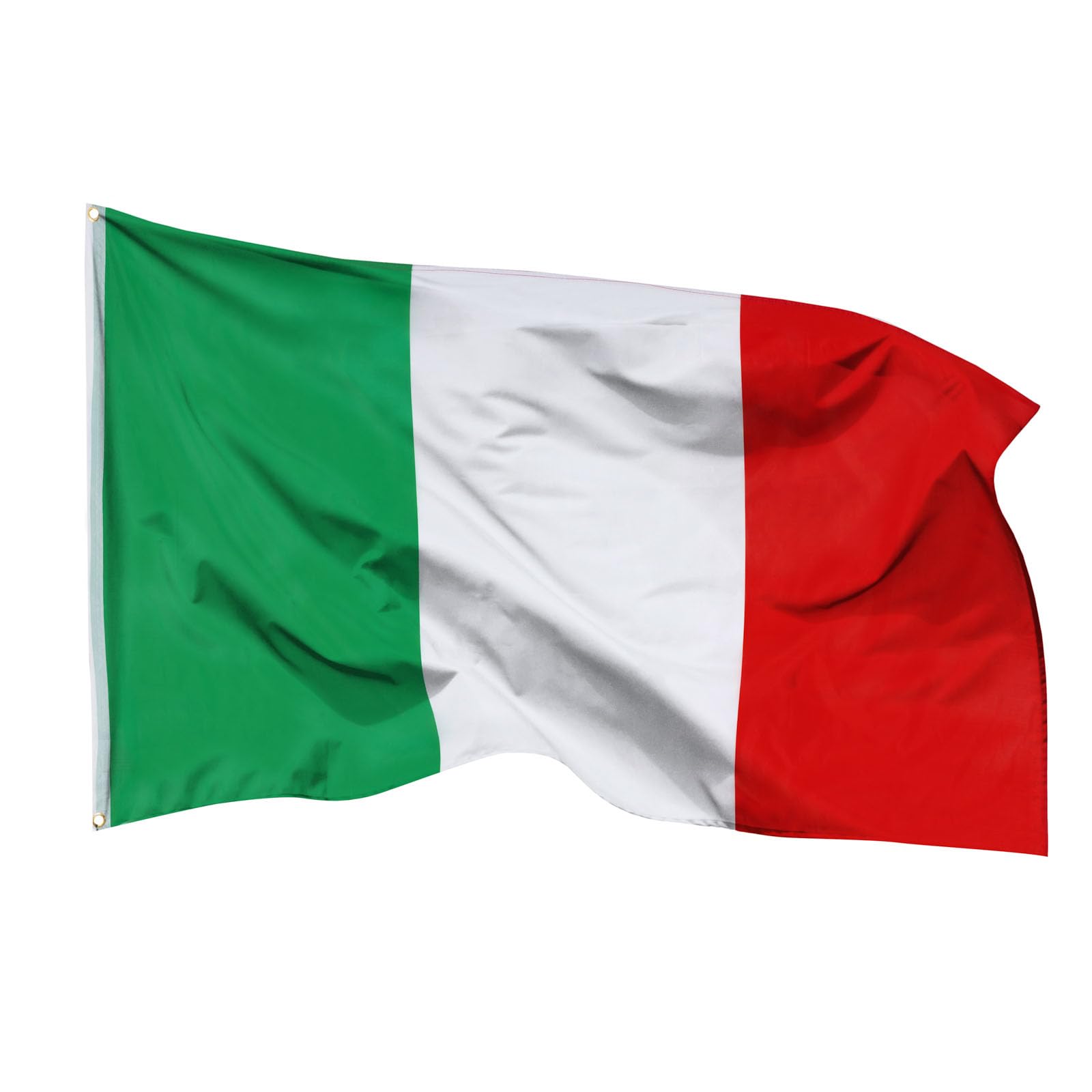 Aricona Italy Flag 90 x 150 cm - Italian - Large - Weather Resistant - Brass Eye