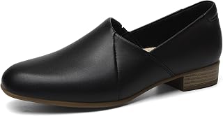 TALENAVA Women's Classic Comfort Dress Shoes Casual Leather Loafers Flats Cute Versatile Slip-Ons Everyday Work Shoes