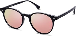 SOJOS Small Round Classic Polarized Sunglasses for Women Men Vintage Style