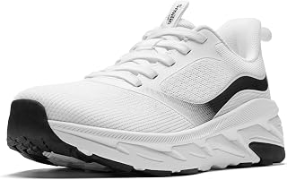 SMILIN Women's Slip On Walking Shoes with Arch Support, Comfortable Lightweight Cushion Sneakers for Standing All Day Work, Non Slip Breathable Running Tennis Shoes Fashion Sneakers for Casual Gym